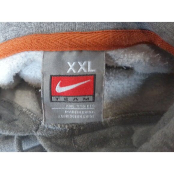 Nike Texas Longhorns Hoodie Men’s XXL Gray Pullover Sweatshirt Embroidered Logo - Picture 8 of 10
